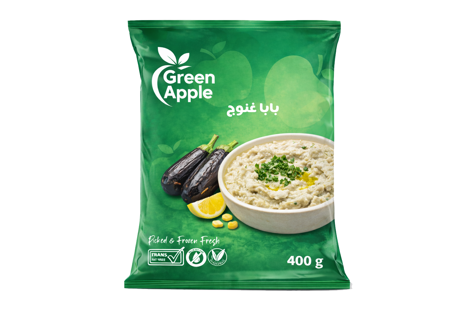 Green Apple Frozen Baba Ghanoush Pack