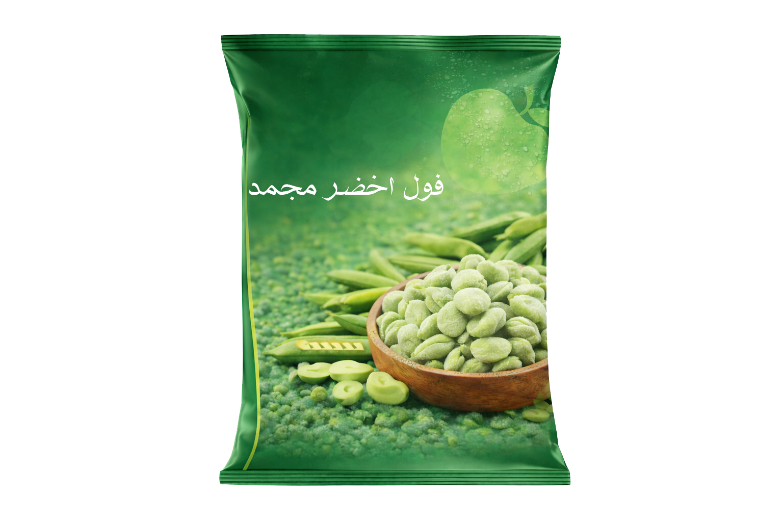 Green Apple Frozen Green Fava Beans Pack