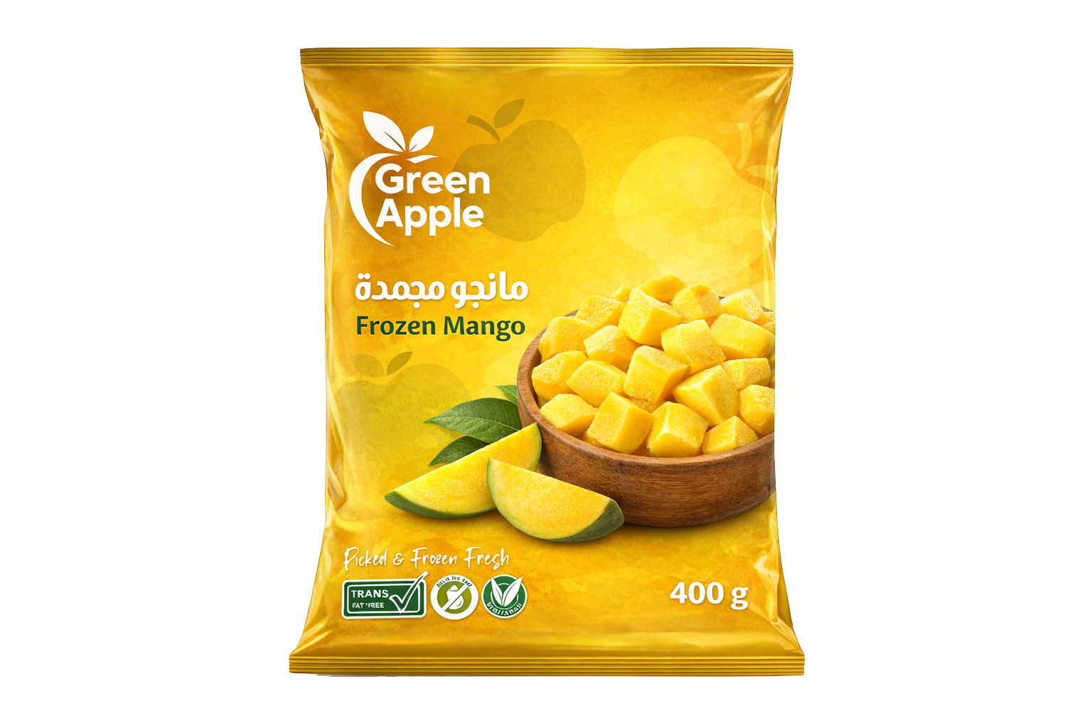 Green Apple IQF Frozen Mango Pack