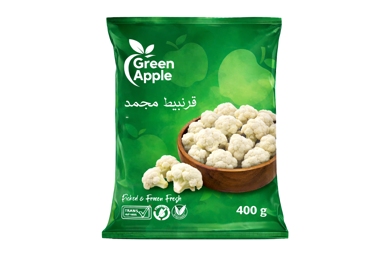 Green Apple Frozen Cauliflower Pack