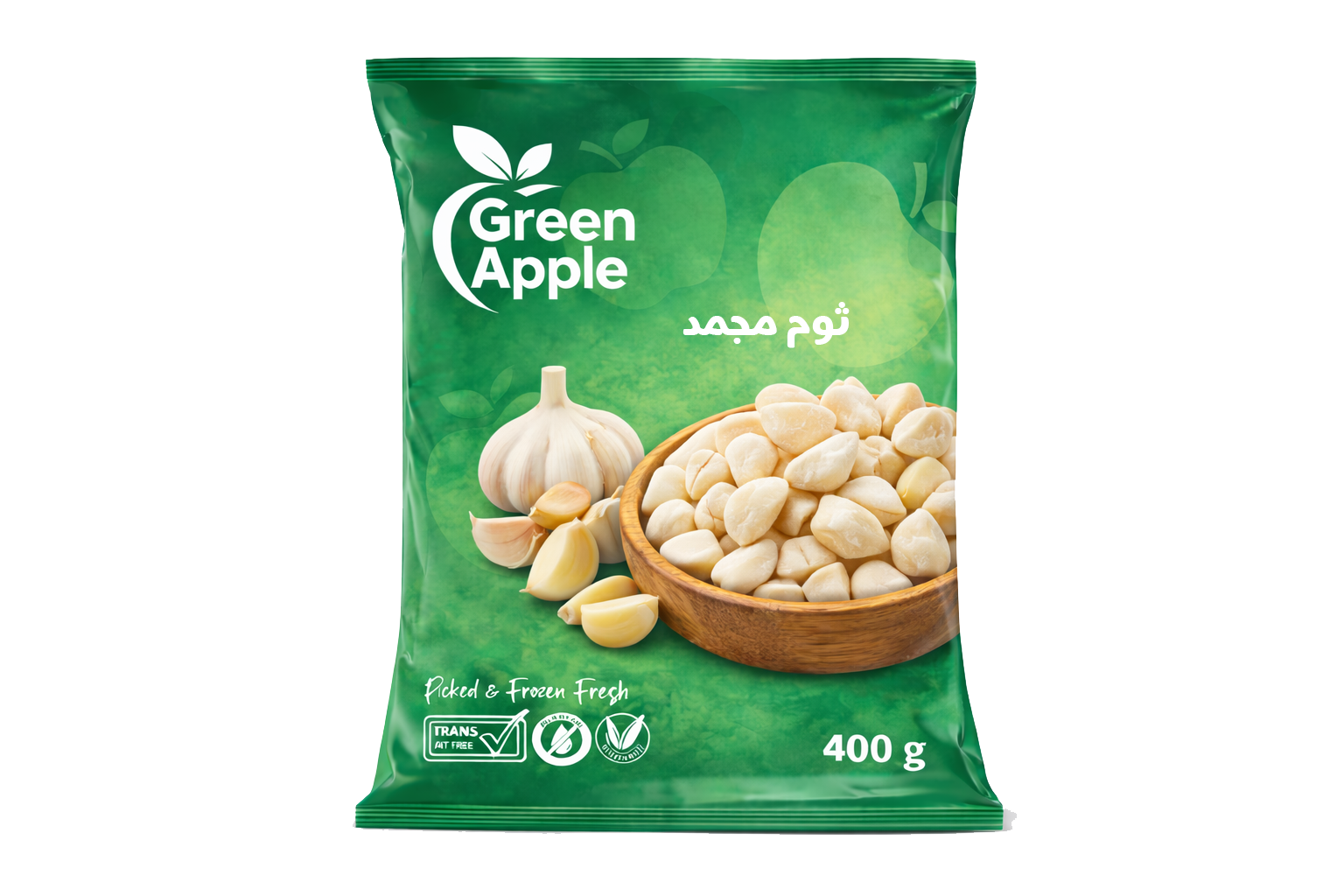 Green Apple Frozen Garlic Pack